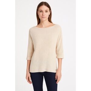 Reserved Label Light Pink Shimmer Knit Boatneck